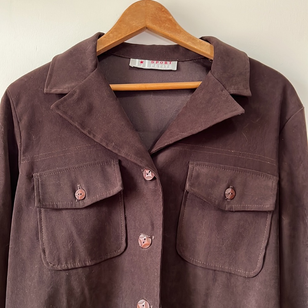 LT Sport Petite Brown, Lightweight Blazer - Size M - Picture 2 of 12